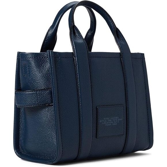 Marc Jacobs The Leather Small Tote Bag - Blue Sea